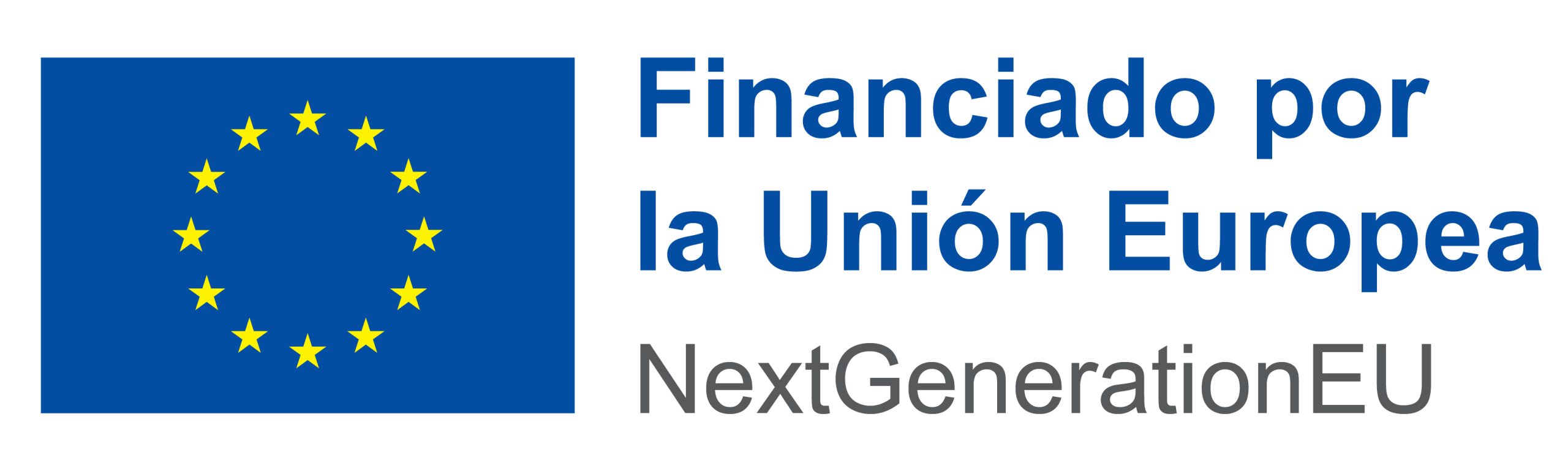 Logotipo de la financiación por la Unión Europea Next Generation EU